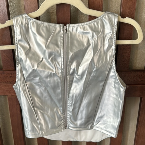 Faux Leather Corset Top - Picture 3 of 3